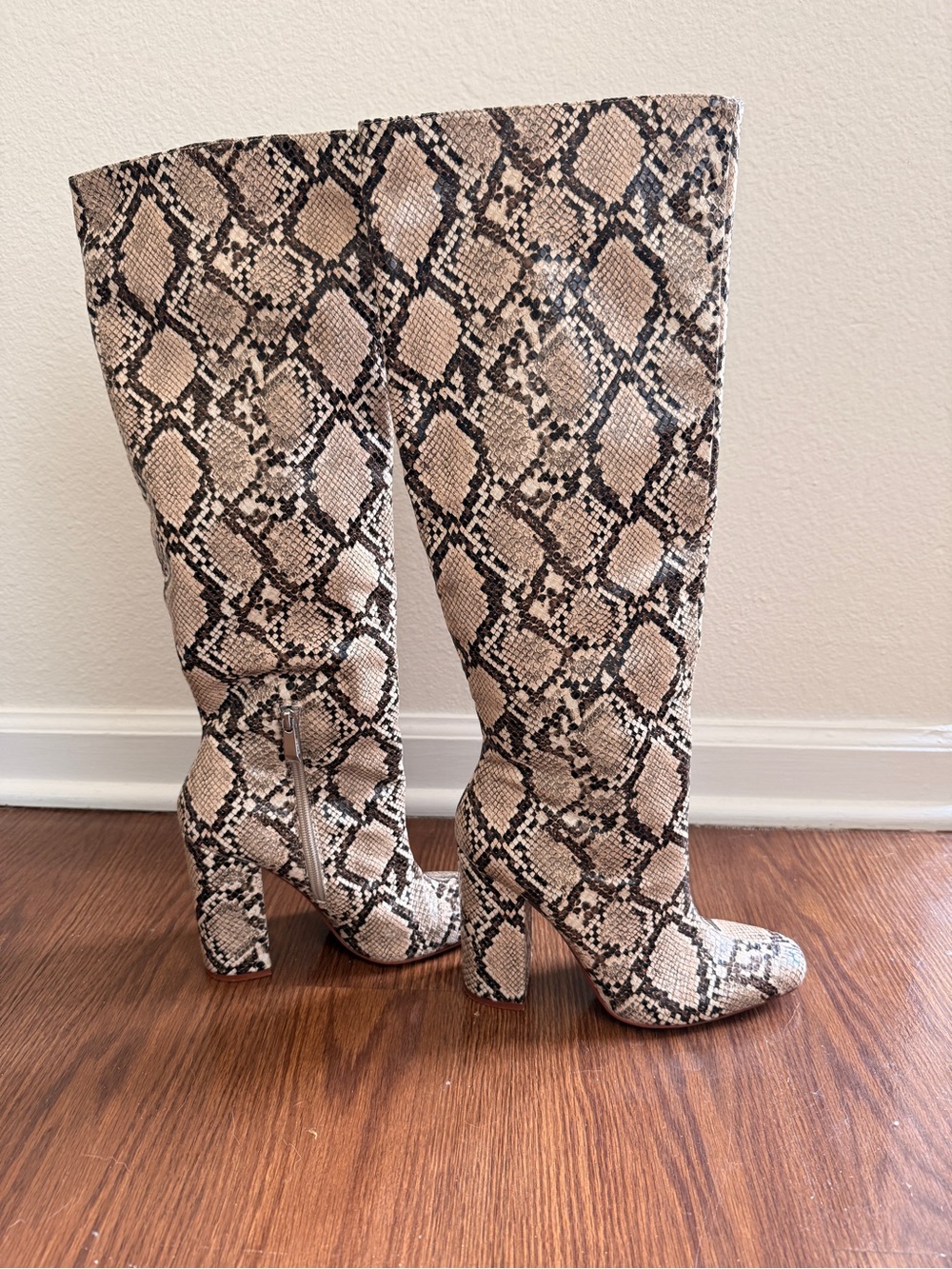 Zara faux snake boots